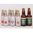 クラフトビールとリキュール8本セット(ヒュヴァ リンゴサワーalc.5% ヒュヴァ 巨峰サワーalc
