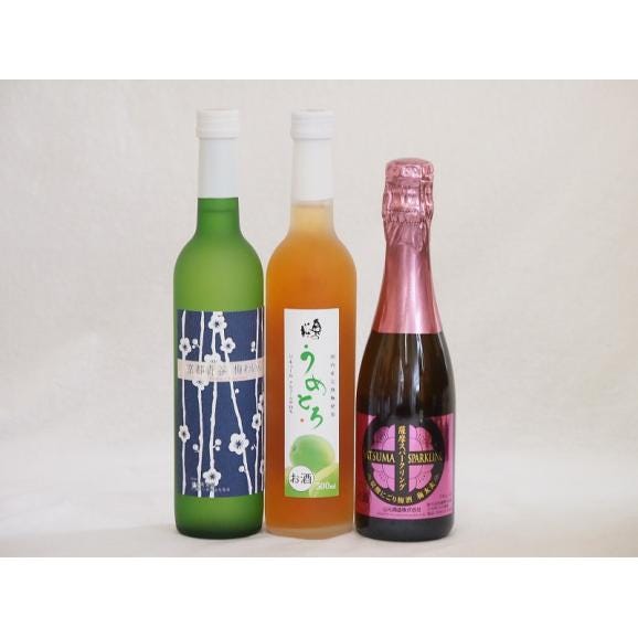 楽天市場】梅酒特集3本セット(薩摩スパークリングにごり梅酒梅