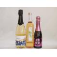 梅酒特集3本セット(薩摩スパークリングにごり梅酒梅太夫(鹿児島) 京都フルーツ白梅スパークリングワイ