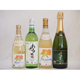 ナイアガラワイン4本セット(ナイアガラスパークリング白ワインやや甘口 ナイアガラ白ワインやや甘口 ナ