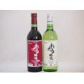 おたるワイン2本セット(ナイアガラ白ワインやや甘口 赤ワイン生葡萄酒 山ぶどうやや甘口) 720ml
