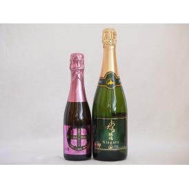 スパークリング飲み比べ2本セット(炭酸にごり梅酒梅太夫 ナイアガラスパークリング白ワインやや甘口) 