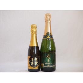 スパークリング飲み比べ2本セット(薩摩スパークリングゆずどん ナイアガラスパークリング白ワインやや甘