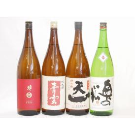 セレクション純米酒4本セット(南部美人 特別純米(岩手県) 青雲 純米(三重県) 奥の松 特別純米（福島県） 天一 神の穂純米(三重県)) 1800ml×4本
