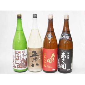 あさ開飲み比べ4本セット(あさ開 純米(岩手県) 白川郷 にごり純米(岐阜県) 五郎八 にごり酒(新潟県) あさ開 純米大吟醸(岩手県)) 1800ml×4本