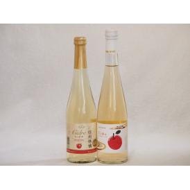 国産りんご酒2本セット(青森弘前市産シードル 信州林檎シードル) 500ml×2本