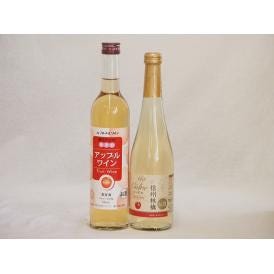 りんごワイン2本セット(信州林檎シードル アップルワイン) 500ml×2本