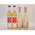 りんごワイン4本セット(信州林檎シードル アップルワイン) 500ml×4本