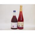 巨峰特集2本セット(信州の巨峰を使ったワインalc.4% スパークリング信州巨峰) 500ml×2本