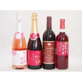 ベーリーAワイン4本セット(山梨県マスカットベーリーA赤ワイン 山梨県マスカット・ベーリーAルージュ