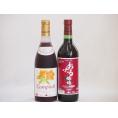 おたるスペシャル2本セット(おたる醸造 生葡萄酒 山ぶどう やや甘口 北海道プレミアムキャンベル赤甘