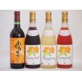おたるスペシャル4本セット(おたる醸造 生葡萄酒 赤 甘口 北海道完熟ナイアガラ白ワイン甘口 北海道