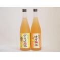 果物梅酒2本セット(ぷかぷか柚子の香りゆず梅酒 沖縄県産パイナップル梅酒) 720ml×2本