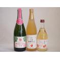 りんご果汁100％ジュースとりんごのお酒3本セット(信州りんご果汁100% 青森県産りんご100%マ