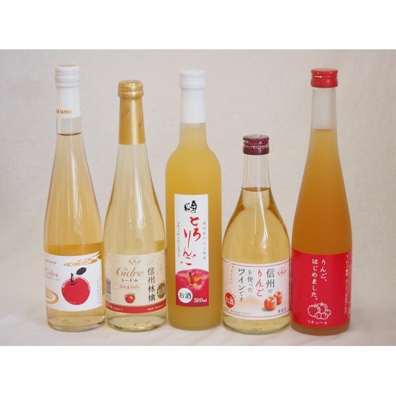 りんごのお酒5本セット(国産林檎のとろりんご りんごはじめまし りんごのお酒5本セット(国産林檎のとろりんご りんごはじめまし