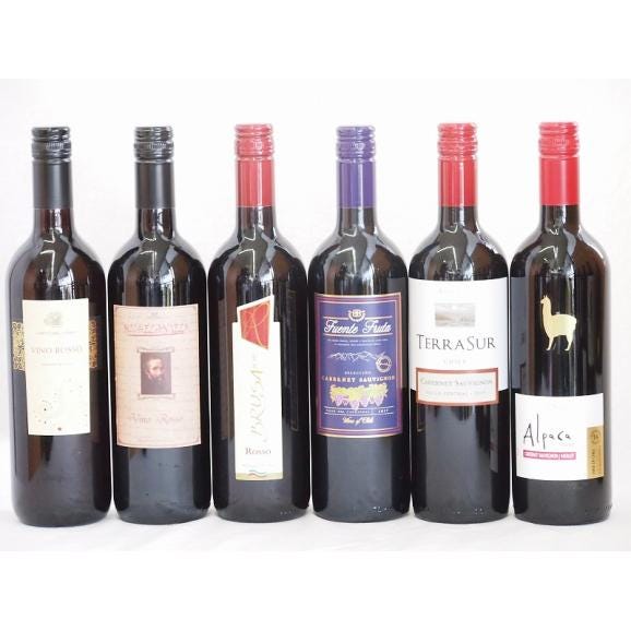 イタリア×チリ赤ワイン6本セット(コルテ デル ニッピオ ロッソ
