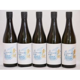 5本セット(愛知県日本酒 金鯱 寒造りしぼりたて生貯特別純米) 720ml×5本