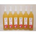 6本セット(国内産りんご使用 とろりんごリキュール奥の松(福島県)) 500ml×6本