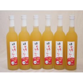 6本セット(国内産りんご使用 とろりんごリキュール奥の松(福島県)) 500ml×6本