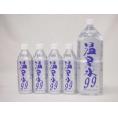 5本セット ファミリー温泉水99セット ミネラルウオーターアルカリイオン水 ペットボトル(鹿児島県)（500ml×4本 2000ml×1本)