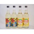 本格酎ハイの素4本セット(サワー専用 爆レモン パインアメサワーの素) 600ml×4本