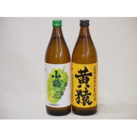 マスカット香り系芋焼酎飲み比べ2本セット(小鶴 ザ・マスカット マスカット系黄猿) 900ml×2本