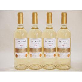 4冠金賞白ワイン特集4本セット(ラ　シガール　キュベ　ラビット　ソーヴィニョン ブラン) 750ml