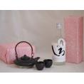 国産美濃焼 黒千代香2合セット2客ツル付(450g)高橋酒造米焼酎白岳しろ (熊本県) 720ml