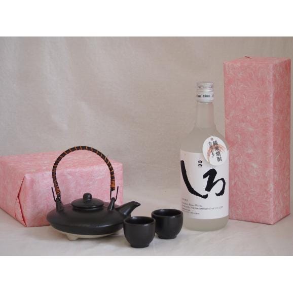 国産美濃焼 黒千代香2合セット2客ツル付(450g)高橋酒造米焼酎白岳しろ (熊本県) 720ml01