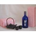 国産美濃焼 黒千代香2合セット2客ツル付(450g)瑞鷹 本格麦焼酎 異風者 (熊本県) 720ml
