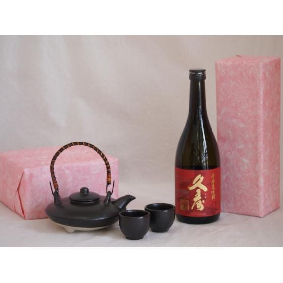 国産美濃焼 黒千代香2合セット2客ツル付(450g)宮崎本店 本格麦焼酎 長期貯蔵久寿41° (三重01