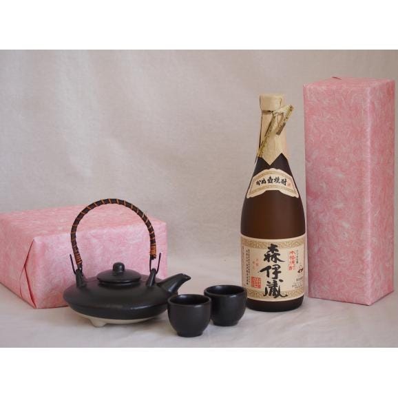 国産美濃焼 黒千代香2合セット2客ツル付(450g)森伊蔵酒造 かめ壺焼酎 森伊蔵 (鹿児島県) 701