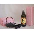 国産美濃焼 黒千代香2合セット2客ツル付(450g)小正醸造 芋焼酎 黒麹造り小鶴くろ (鹿児島県)