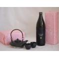 国産美濃焼 黒千代香2合セット2客ツル付(450g)濱田酒造 本格芋焼酎 香熟芋使用だいやめ (鹿児