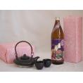 国産美濃焼 黒千代香2合セット2客ツル付(450g)濱田酒造 本格芋焼酎 鹿児島県産紫芋使用紫薩摩富