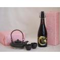 国産美濃焼 黒千代香2合セット2客ツル付(450g)深野酒造 本格麦焼酎 長期貯蔵決戦前夜 (熊本県