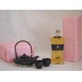 国産美濃焼 黒千代香2合セット2客ツル付(450g)繊月酒造 本格米焼酎 焔の刻印35&deg; (熊本県)