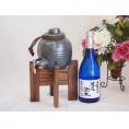 焼酎サーバー1000cc木代付セット恒松酒造 本格芋焼酎 黒麹仕込王道楽土 (熊本県) 
