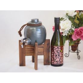 焼酎サーバー1000cc木代付セット小正酒造 芋焼酎シャンパン酵母使用小鶴ピンクゴールド