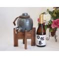 焼酎サーバー1000cc木代付セット佐藤酒造 本格芋焼酎 白麹仕込み佐藤白 (鹿児島県)