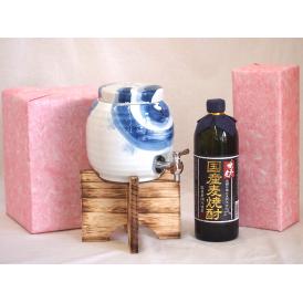 国産有田焼 焼酎サーバー1500cc木代付セット(14.5×15.5cm 1.1kg)井上酒造 国産