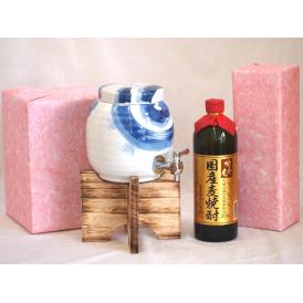 国産有田焼 焼酎サーバー1500cc木代付セット(14.5×15.5cm 1.1kg)井上酒造 国産