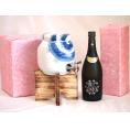 国産有田焼 焼酎サーバー1500cc木代付セット(14.5×15.5cm 1.1kg)壱岐焼酎協業組