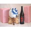 国産有田焼 焼酎サーバー1500cc木代付セット(14.5×15.5cm 1.1kg)井上酒造 本格