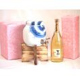 国産有田焼 焼酎サーバー1500cc木代付セット(14.5×15.5cm 1.1kg)井上酒造 長期