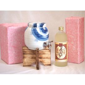 国産有田焼 焼酎サーバー1500cc木代付セット(14.5×15.5cm 1.1kg)井上酒造 本格