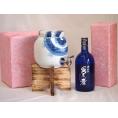 国産有田焼 焼酎サーバー1500cc木代付セット(14.5×15.5cm 1.1kg)瑞鷹 本格麦焼