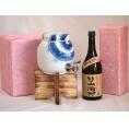 国産有田焼 焼酎サーバー1500cc木代付セット(14.5×15.5cm 1.1kg)小正醸造 薩摩