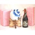 国産有田焼 焼酎サーバー1500cc木代付セット(14.5×15.5cm 1.1kg)薩摩金山蔵 長