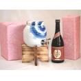 国産有田焼 焼酎サーバー1500cc木代付セット(14.5×15.5cm 1.1kg)井上酒造 本格